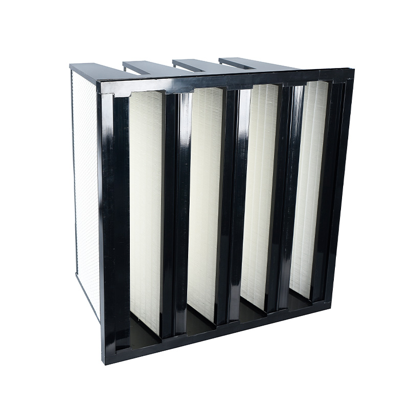 V-Bank Type Air Filters with High Capacity