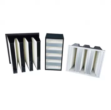 V-Bank Type Air Filters with High Capacity