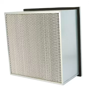 Box-Type Air Filters for Gas Turbines