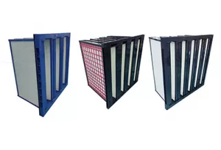 Compact Filters (V-Bank) for Gas Turbines and Turbomachinery